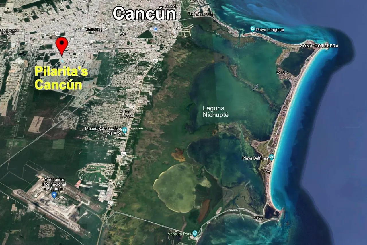 Apartment Escape Al Caribe Con Una Vista Impresionante En Pilarita'S Dream Lagoons Cancun