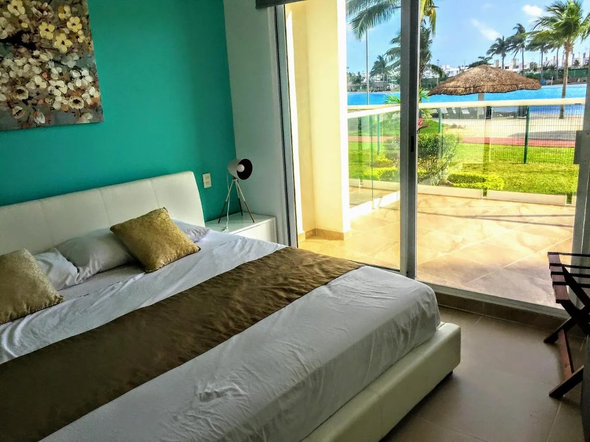 Escape Al Caribe Con Una Vista Impresionante En Pilarita'S Dream Lagoons Cancun
