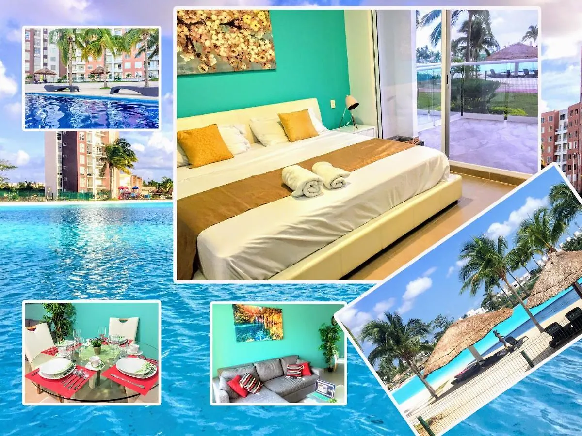 Escape Al Caribe Con Una Vista Impresionante En Pilarita'S Dream Lagoons Cancun